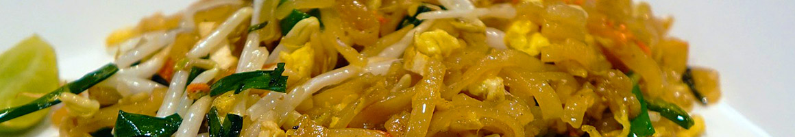 Eating Thai Vegetarian at Ann's Thai Kitchen restaurant in Beulaville, NC.